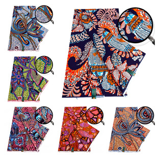 wax super fabric非洲蜡染布金砂棉传统花布 Grand African