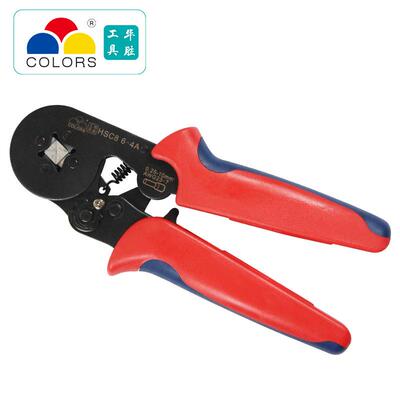 华胜工具HSC86-4自调试多功能压线钳管型端子绝缘冷压钳卡压接头