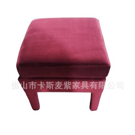 现代简约单人小沙发凳子布艺沙发脚踏方形放脚凳床边脚踏凳单个定