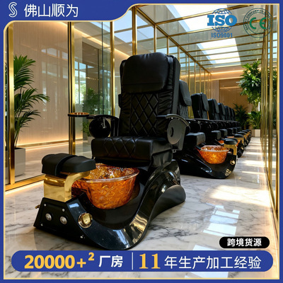美甲足疗沙发按摩躺椅沐足椅国外沙龙spa水疗店修甲pedicure椅子
