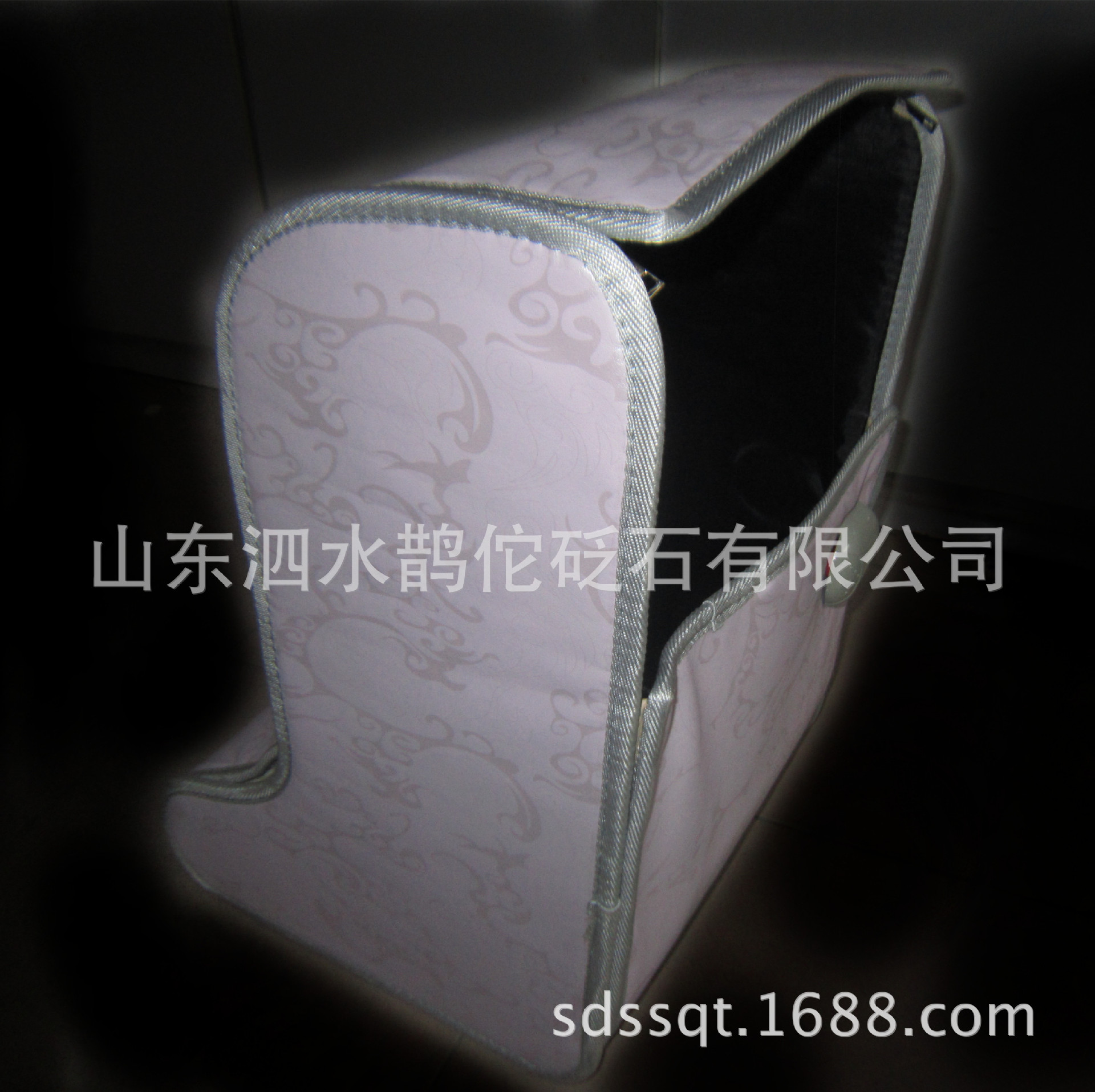 泰山泗滨红砭石布料随身带足浴桶/养生桶 山东泗水砭石 厂家直销