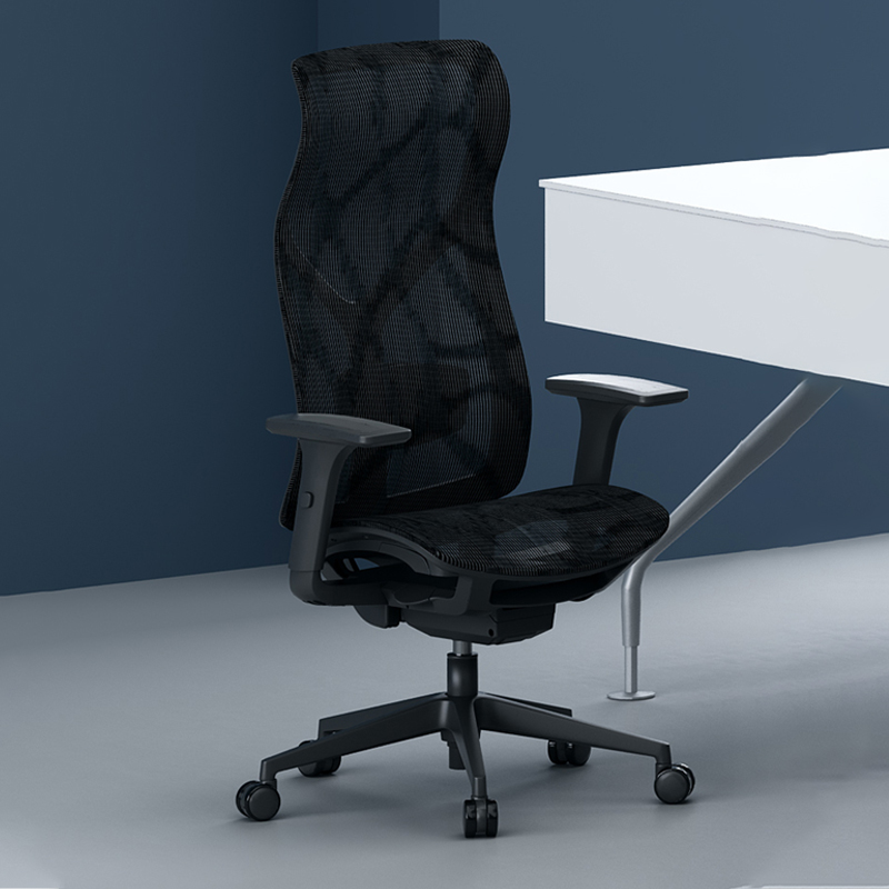 透气员工椅子舒适弹性职员椅电竞游戏椅子带滑轮升降主管椅会议椅