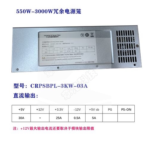 2U冗余电源模组电源框 电源笼子 支持550W-3000W功率