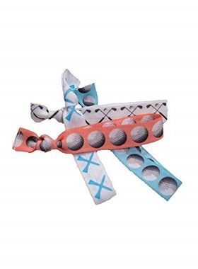 8 Piece Golf Gift Hair Ties - Golf Gifts for Men  Golf Acces