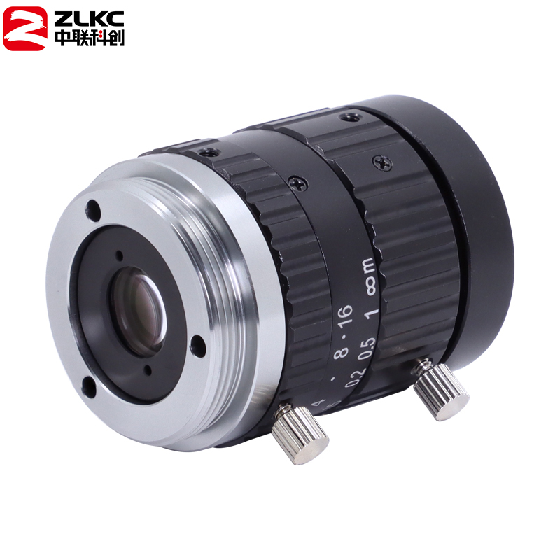 工业镜头12mm千万像素2/3英寸机器视觉相机镜头C接口1000万无畸变