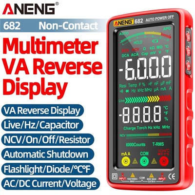 Temp Resistance Testers Reverse Ammeter Voltage Tester 6000