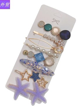 Hair clip Ins bangs hair Suit Trinkets woman Headwear