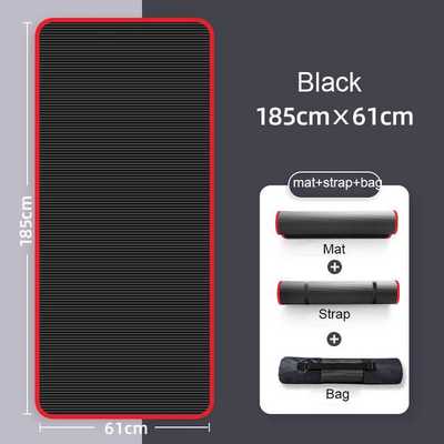 现货10/15/20mm Yoga Mat Elarged Thkeig BR Fite Eercise