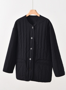 【花花推荐】雪丽圆领竖绗保暖棉服2526-354-A289