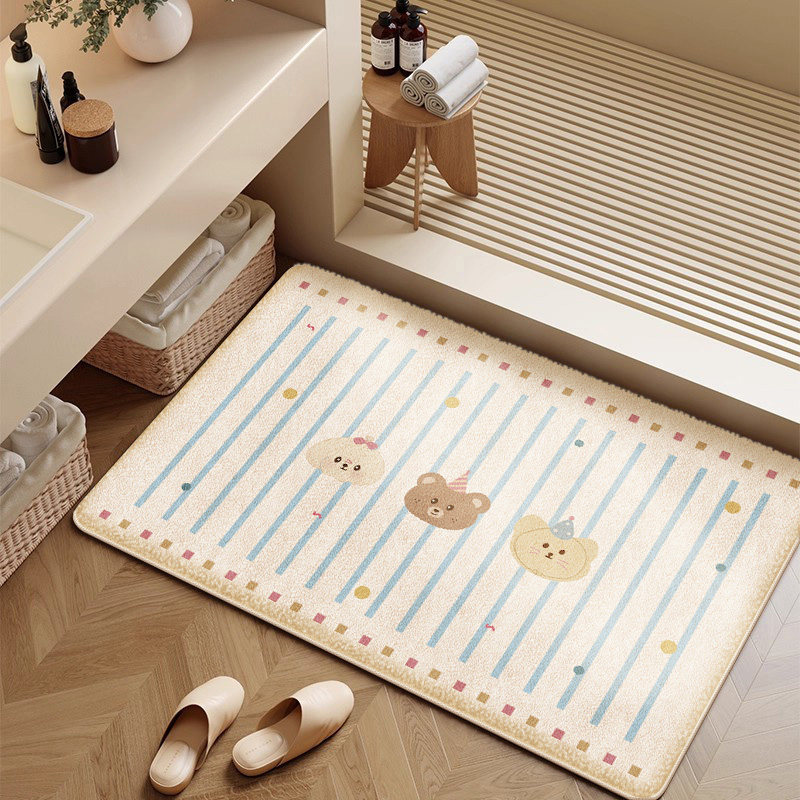 仿羊绒地毯吸水浴室门垫加厚防滑脚垫卫生间地垫卧室门口地毯地垫,居家布艺,家用脚垫,淘宝优惠券,粉丝福利购,淘宝优惠卷