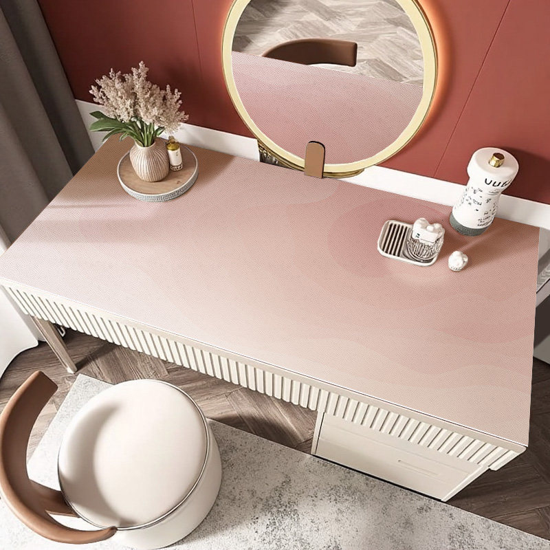 化妆台桌布少女学习桌轻奢ins梳妆台桌垫防水免洗定制美甲桌面垫,居家布艺,桌布,淘宝优惠券,粉丝福利购,淘宝优惠卷
