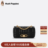 Hush Puppies暇步士女包新款 单肩包轻奢品牌小香风链条包斜挎包女