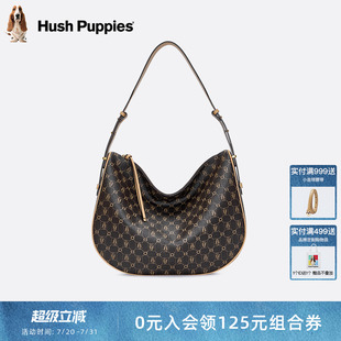 輕奢時(shí)尚 暇步士女包2025新款 休閑復(fù)古托特包老花大容量通勤單肩包