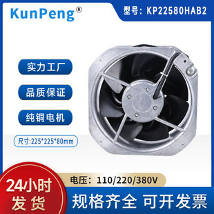 FS22580散热风扇200MM家用厨房排风扇20*20220V净化设备轴流风机