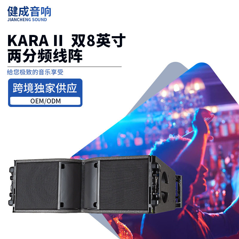 KARA II  双8英寸两分频线阵音响演唱会音乐节多功能可印logo音箱