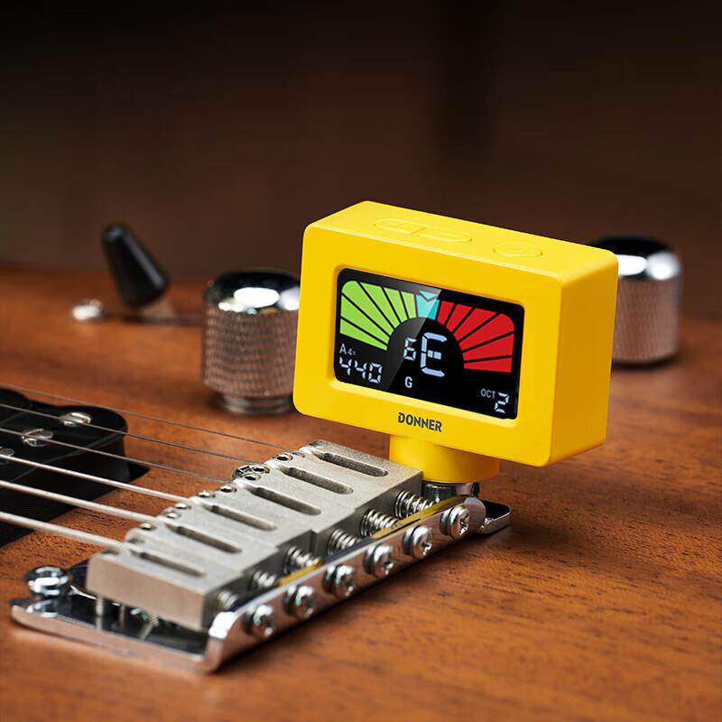 唐农（DONNER）DT10多功能吉他磁吸调音器尤克里里电吉他无头吉他