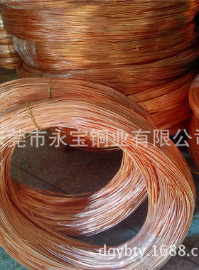 环保裸铜丝直销 TU1半硬红铜线1.0 1.5 1.6mm 肇庆紫铜线柔韧性好