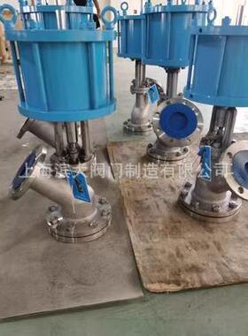 滨大阀门气动手动上展下展放料阀TY645W-16P不锈钢气动放料阀