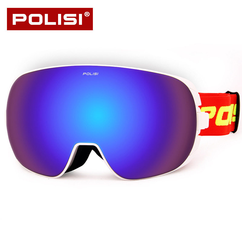 滑雪眼镜双层滑雪镜护目镜女雪镜登山男可戴近视雪地球面防雾