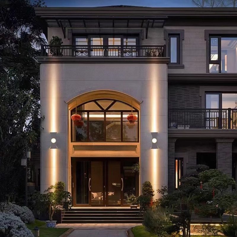 led户外防水壁灯洗墙灯别墅外墙灯庭院阳台园林过道上下双头射灯,橡塑材料及制品,其他塑料制品,淘宝优惠券,粉丝福利购,淘宝优惠卷