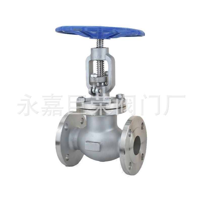 J41W-150LB DN15 不锈钢美标法兰截止阀耐高压高温蒸汽阀