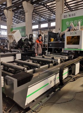 龙门上料自动下料   木门四边锯  SK-1328A