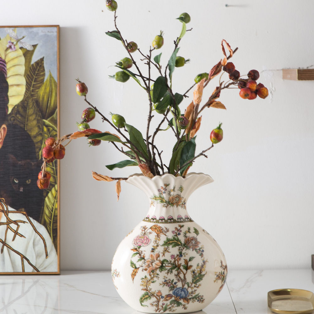 包邮新中式陶瓷花瓶美式复古瓷瓶花插家用客厅装饰插花瓷器摆件,橡塑材料及制品,其他塑料制品,淘宝优惠券,粉丝福利购,淘宝优惠卷