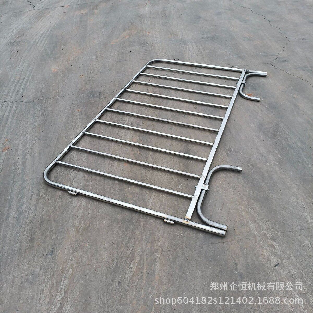 可移动可拆卸不锈钢活动脚铁马护栏市政地铁广场施工隔离防护围栏