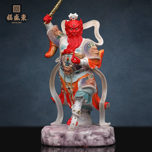 王灵官神像都天大灵官王天君王善站像护法真君火神王家用树脂摆件