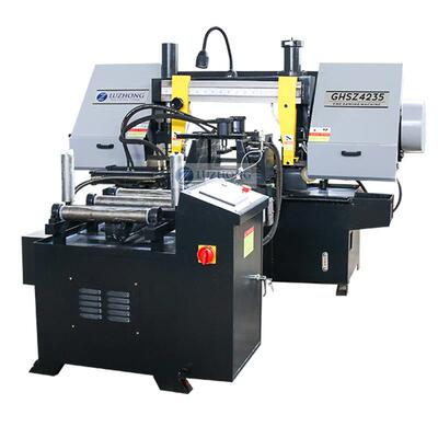 转角度带锯床双立柱转角度锯床数控转角度锯床数控锯床GHSZ4235