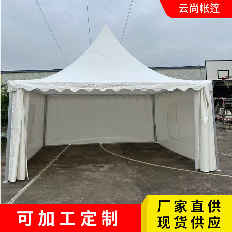 户外欧式尖顶帐篷展会车展帐篷大型婚礼婚庆篷房吊顶帐篷遮阳棚伞