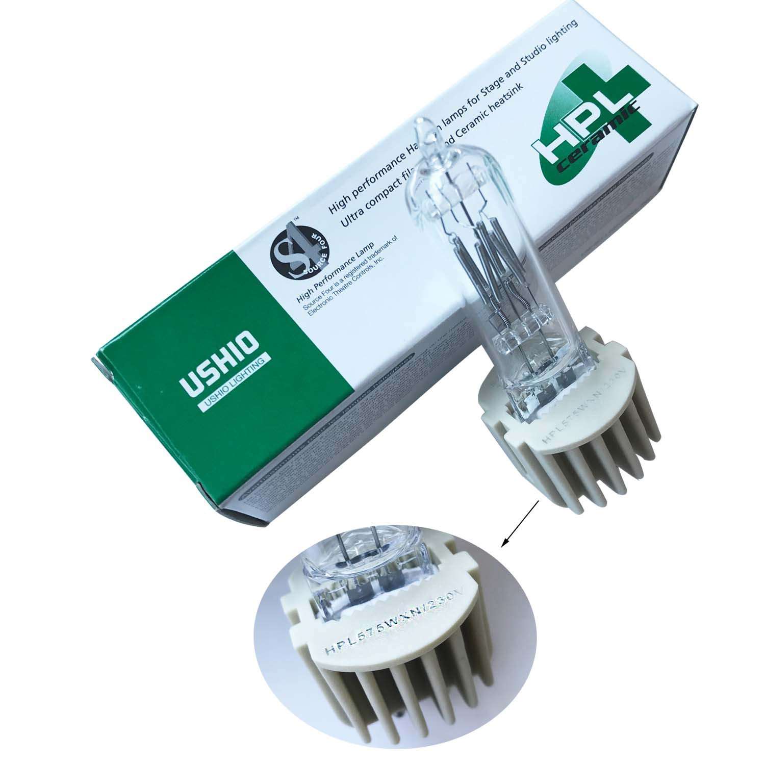 USHIO  HPL 230V 575WXN 舞台照明成像灯 575W 聚光灯灯泡 长寿命