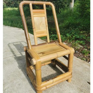 老式竹椅子靠背椅质量好新款家用阳台户外民宿农家乐休闲凳纯手工