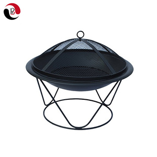 铁艺烤火炉 烧烤架户外木炭烧烤架子 家用火盆架冬天取暖器烤火器