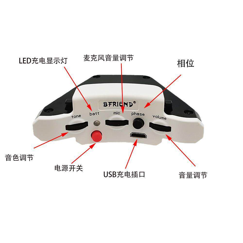 木吉他充电内置拾音器民谣古典尾钉拾音器安装简易快捷不伤吉他