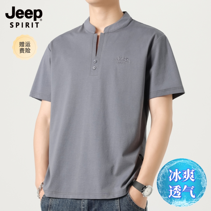 JEEPSPIRIT短袖T恤2025夏季新款
