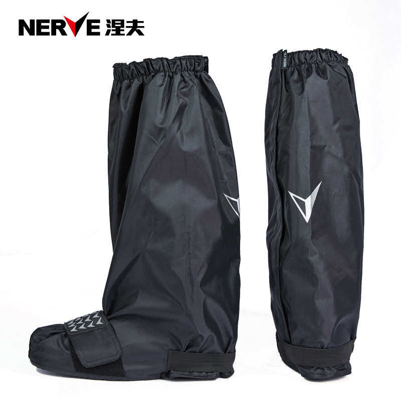 NERVE涅夫摩托车骑行雨鞋防水鞋套高筒男女加厚防滑户外雨靴NV0