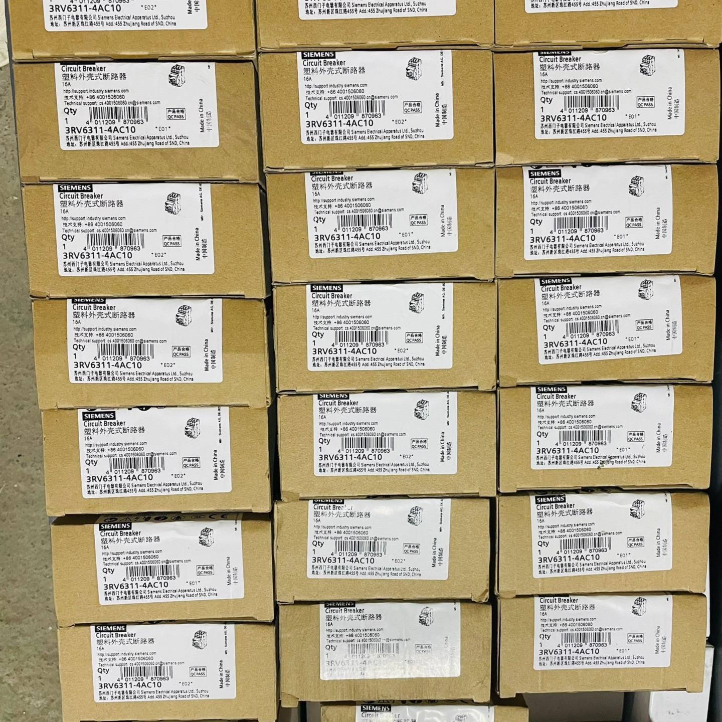 可维修西门子塑料外壳式断路器，3RV6311-4AC10，16A，议价