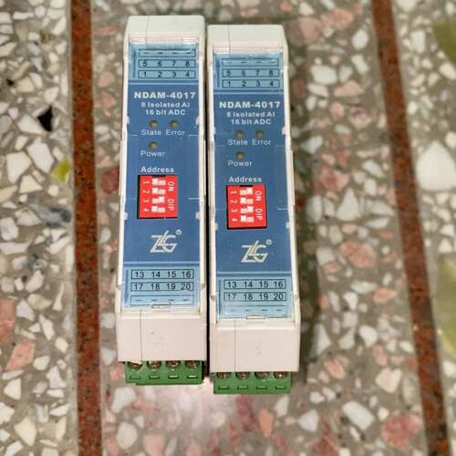可维修ZLG周立功，CAnopen数据采集盒：NDAM-4017议价