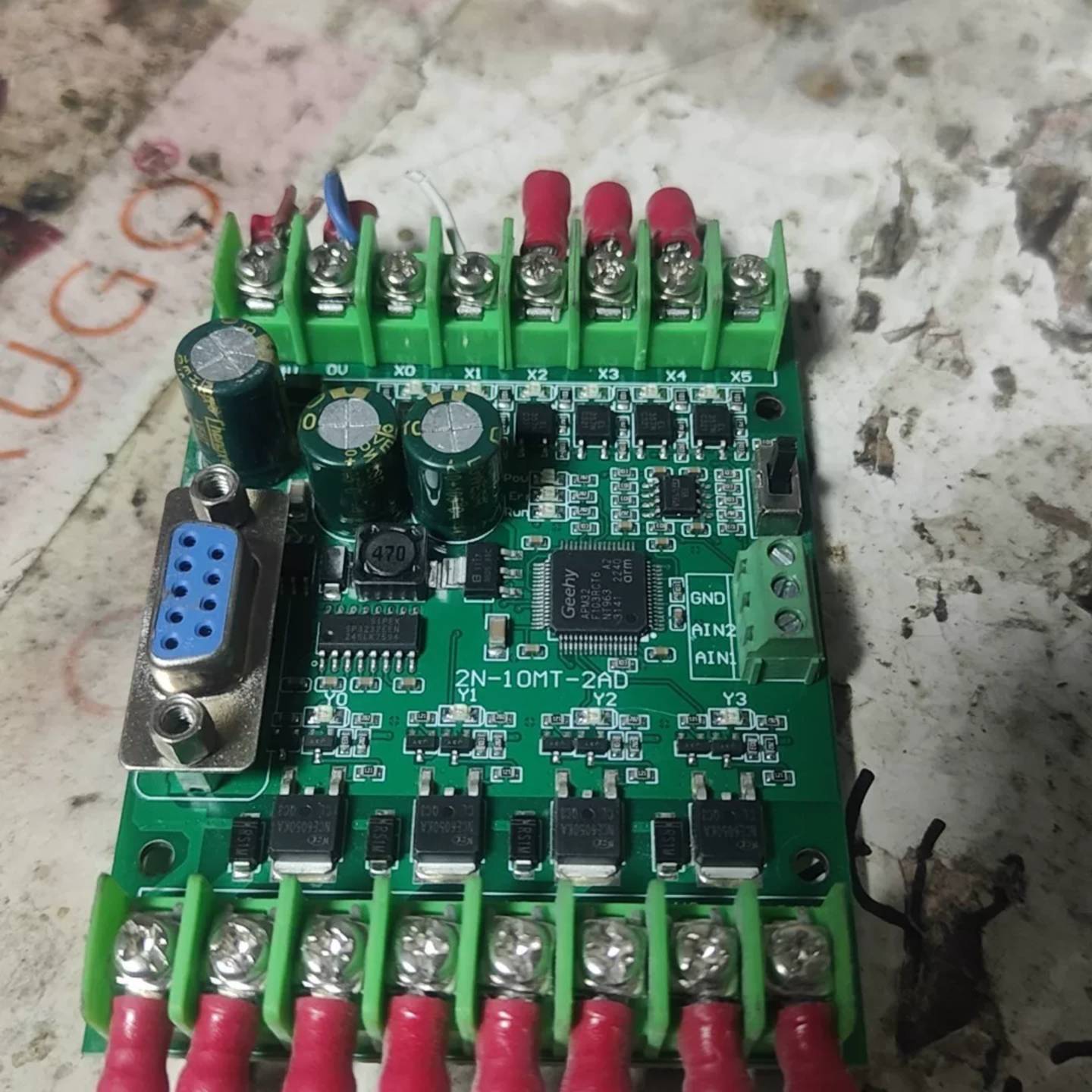 可维修PLC 板 2N-10MT-2AD 两张议价