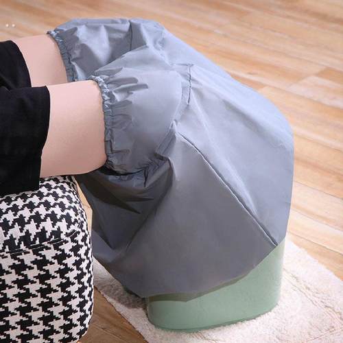 冬季泡脚桶保温罩家用熏蒸桶加高足浴桶洗脚桶过膝盖保温足浴罩