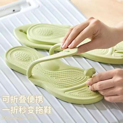 折叠拖鞋旅行专用便捷外出酒店住宿男女旅游沙滩拖鞋夏季爆款升级