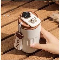 新款316不锈钢智能温显咖啡保温杯女生高颜值办公室精致随行水杯