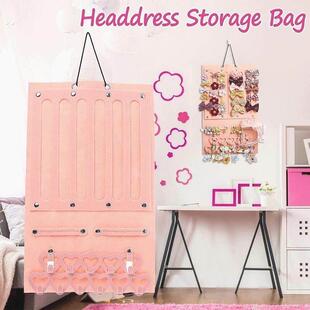 饰品展示架儿童发饰收纳盒挂墙发夹带发箍头绳发圈眼镜陈列架壁挂