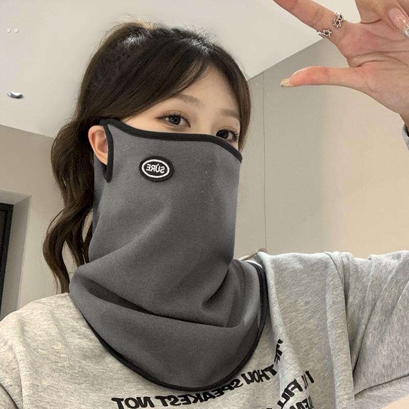 冬季骑行防风面罩男护全脸新款保暖口罩挂耳脖套护颈围脖女小围巾