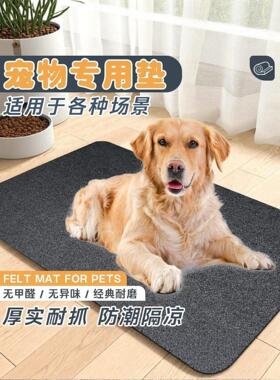 宠物地垫狗垫子防撕咬冬季睡觉用四季通用猫狗窝笼专用毯子垫笼子