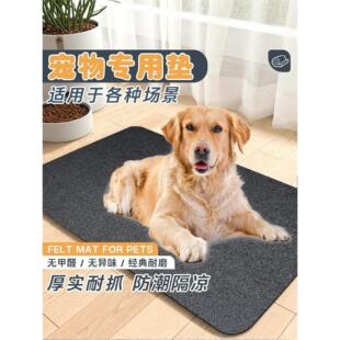 宠物地垫狗垫子防撕咬冬季睡觉用四季通用猫狗窝笼专用毯子垫笼子