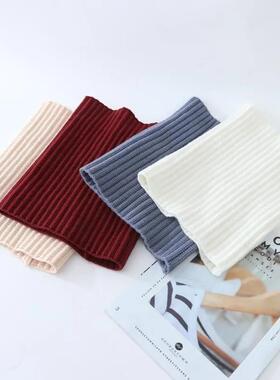 秋冬羊绒脖套男女颈椎假领加厚保暖羊毛线针织护脖子围巾围脖护颈