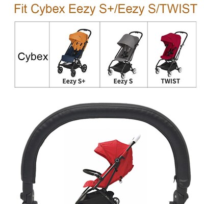 极速Baby Stroller Accessories PU Leather Armrest Front Bumpe