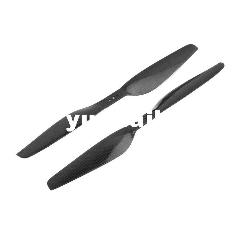 Hot! 1240 12*4.0 3-Hole Carbon Fiber Propeller CW/CCW for 6